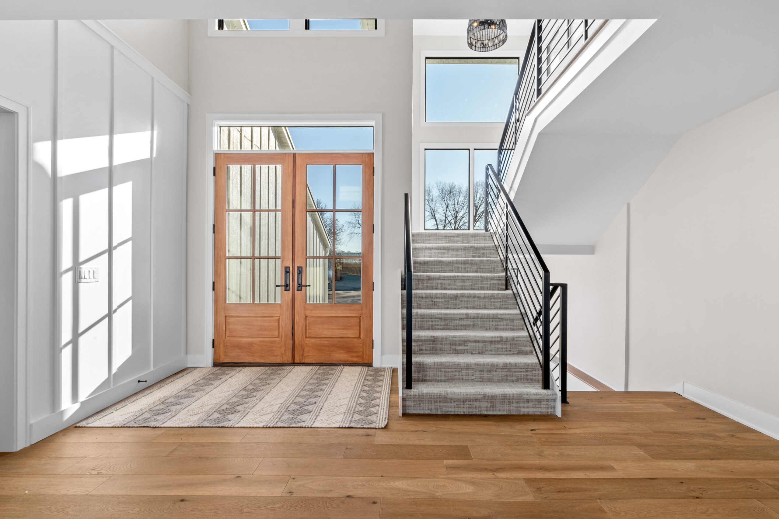 entryway flooring in prior lake home