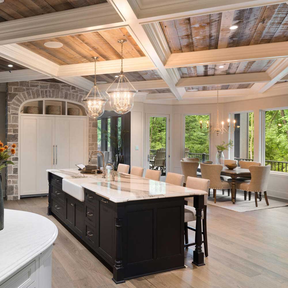 Kitchen Hardwood Floors Prior Lake Home